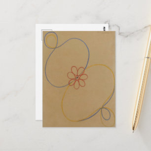 Hilma af Klint, Seven Point Star No5, Abstracte ku Briefkaart