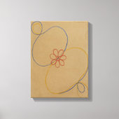 Hilma af Klint, Seven Point Star No5, Abstracte ku Canvas Afdruk (Voorkant)