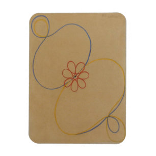 Hilma af Klint, Seven Point Star No5, Abstracte ku Magneet