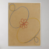 Hilma af Klint, Seven Point Star No5, Abstracte ku Poster (Voorkant)
