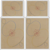 Hilma af Klint, Seven Point Star No5, Abstracte ku Sticker (Voorkant)