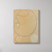 Hilma af Klint, Seven Point Star No7, Abstracte ku Canvas Afdruk (Voorkant)