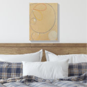 Hilma af Klint, Seven Point Star No7, Abstracte ku Canvas Afdruk (Insitu (Slaapkamer))