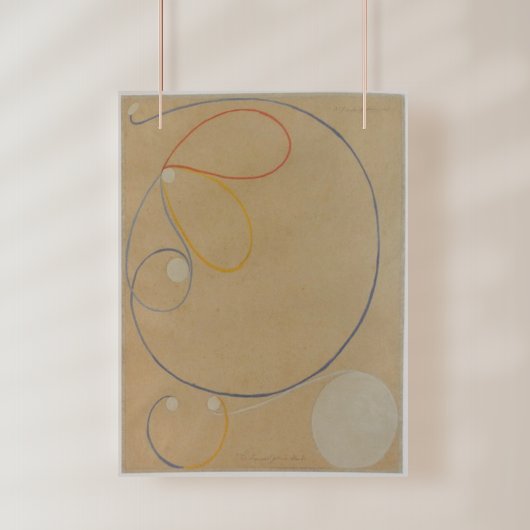Hilma af Klint, Seven Point Star No7, Abstracte ku Poster
