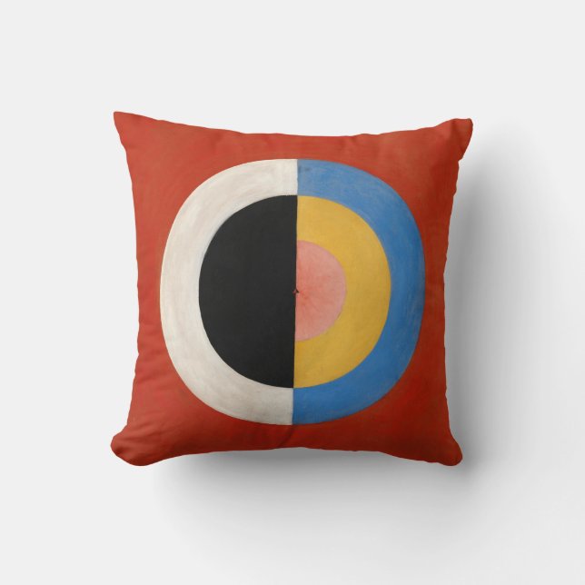 Hilma Af Klint Svanen Kussen (Voorkant)