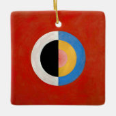 Hilma af Klint, Svanen, nr. 17, kleurrijk kunstwer Keramisch Ornament (Voorkant)