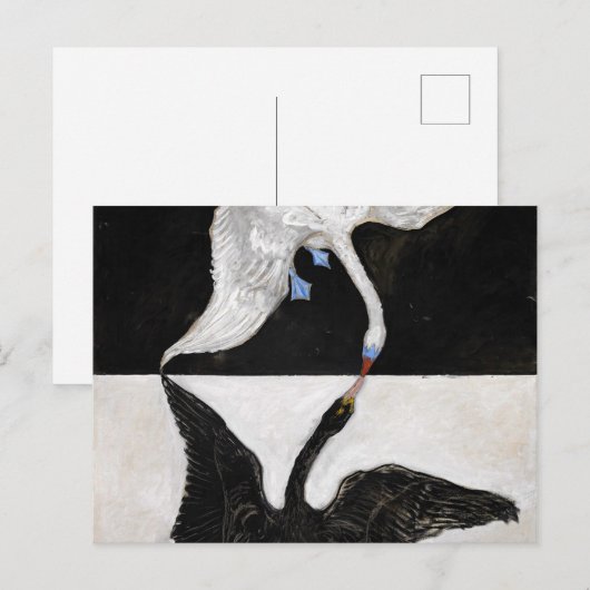 Hilma Af Klint Swan No 1 Briefkaart (Voorkant / Achterkant)