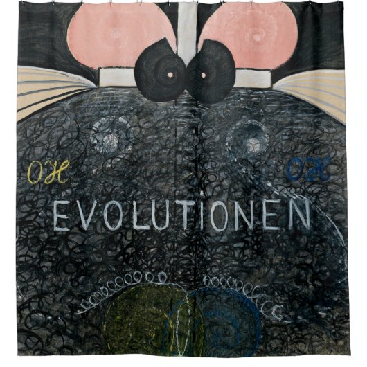 Hilma af Klint - The Evolution, 7 Douchegordijn (Voorkant)