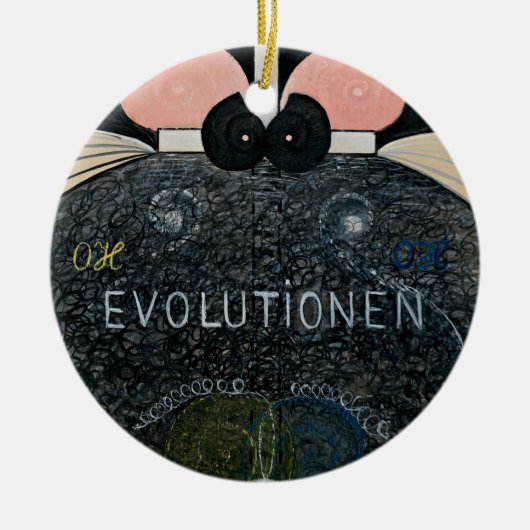 Hilma af Klint - The Evolution, 7 Keramisch Ornament (Voorkant)