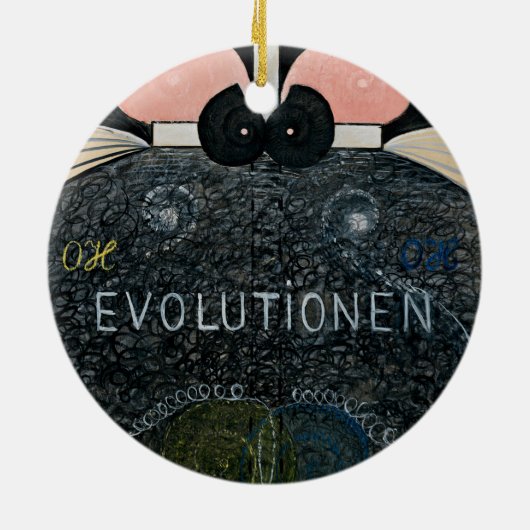 Hilma af Klint - The Evolution, 7 Keramisch Ornament (Achterkant)