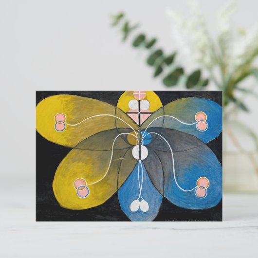 Hilma af Klint - The Evolution, 9 Kaart (Staand voorkant)