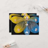 Hilma af Klint - The Evolution, 9 Kaart (Voorkant / Achterkant in situ)