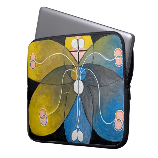 Hilma af Klint - The Evolution, 9 Laptop Sleeve (Voorkant Links)