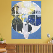 Hilma af Klint - The Large Figure Paintings, No. 5 Canvas Afdruk (Insitu (Woonkamer))