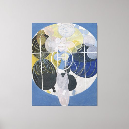 Hilma af Klint - The Large Figure Paintings, No. 5 Canvas Afdruk (Voorkant)