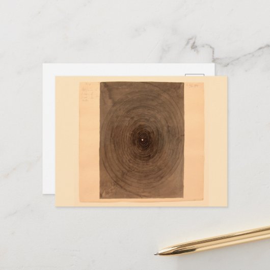 Hilma Af Klint, The Parsifal No.1 , Abstract Art Briefkaart (Voorkant / Achterkant in situ)