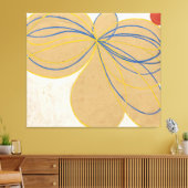 Hilma af Klint - The Seven-Pointed Star No. 1 Canvas Afdruk (Insitu (Woonkamer))