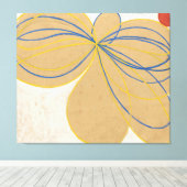 Hilma af Klint - The Seven-Pointed Star No. 1 Canvas Afdruk (Insitu (Houten vloer))