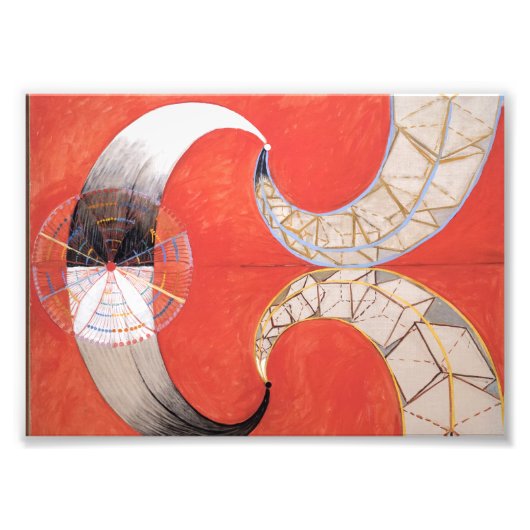 Hilma af Klint The Swan 1501 Foto Afdruk (Voorkant)
