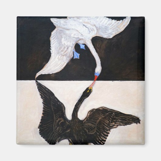 Hilma af Klint The Swan Magneet (Voorkant)
