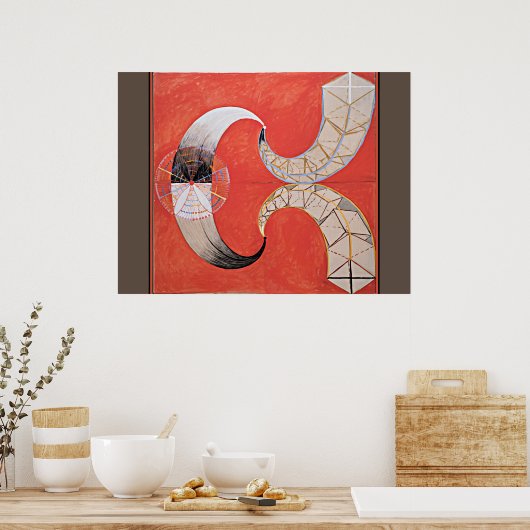 Hilma af Klint - The Swan No. 09 Poster (Keuken)