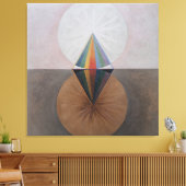 Hilma af Klint - The Swan, No. 10, Group IX-SUW Canvas Afdruk (Insitu (Woonkamer))