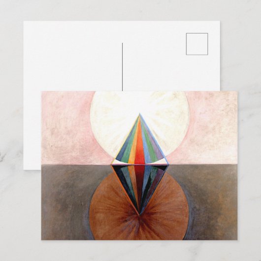 Hilma Af Klint The Swan No 12 Briefkaart (Voorkant / Achterkant)