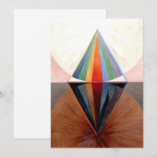 Hilma Af Klint The Swan No 12 Kaart (Voorkant / Achterkant)