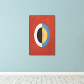Hilma af Klint - THE SWAN NO 17 1915 0 Canvas Afdruk (Insitu (Houten vloer))