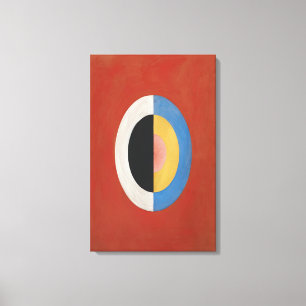 Hilma af Klint - THE SWAN NO 17 1915 0 Canvas Afdruk