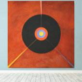Hilma af Klint - The Swan, No. 18 Canvas Afdruk (Insitu (Houten vloer))