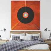 Hilma af Klint - The Swan, No. 18  Canvas Afdruk (Insitu (Slaapkamer))