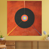 Hilma af Klint - The Swan, No. 18 Canvas Afdruk (Insitu (Woonkamer))