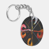 Hilma af Klint - The Swan No. 7 Sleutelhanger (Voorkant Links)