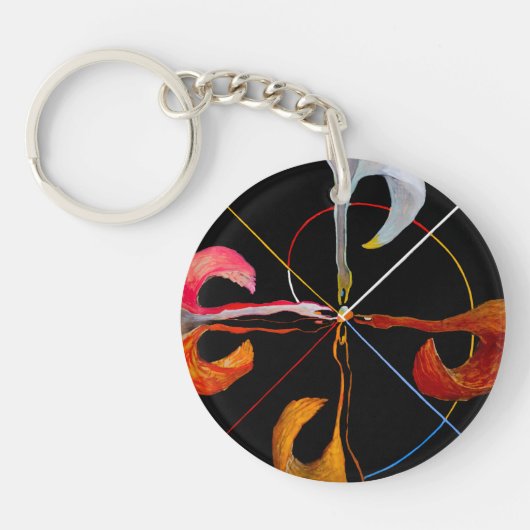 Hilma af Klint - The Swan No. 7 Sleutelhanger (Voorkant)