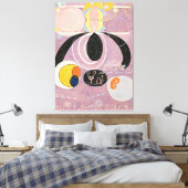 Hilma af Klint - The Ten Largest,  Canvas Afdruk (Insitu (Slaapkamer))