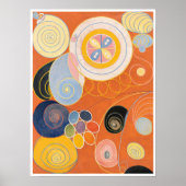 Hilma Af Klint, The Ten Largest No3, Abstracte Kun Poster (Voorkant)