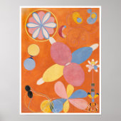 Hilma Af Klint, The Ten Largest No4, Abstracte Kun Poster (Voorkant)