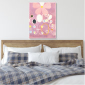 Hilma Af Klint, The Ten Largest No5, Abstracte Kun Canvas Afdruk (Insitu (Slaapkamer))