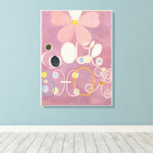 Hilma Af Klint, The Ten Largest No5, Abstracte Kun Canvas Afdruk (Insitu (Houten vloer))