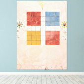 Hilma af Klint - The Ten Largest, No. 10, Old Age Canvas Afdruk (Insitu (Houten vloer))