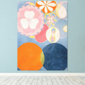 Hilma af Klint - The Ten Largest, No. 2, Childhood Canvas Afdruk (Insitu (Houten vloer))