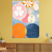 Hilma af Klint - The Ten Largest, No. 2, Childhood Canvas Afdruk (Insitu (Woonkamer))