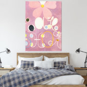 Hilma af Klint - The Ten Largest, No. 5, Adulthood Canvas Afdruk (Insitu (Slaapkamer))