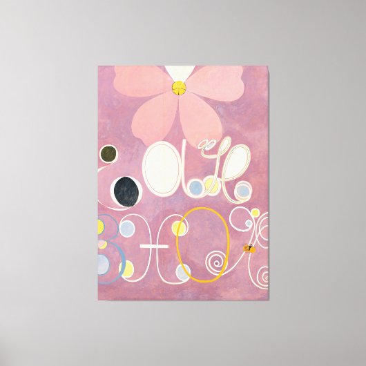 Hilma af Klint - The Ten Largest, No. 5, Adulthood Canvas Afdruk (Voorkant)