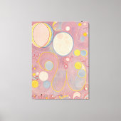 Hilma af Klint - The Ten Largest, No. 8, Adulthood Canvas Afdruk (Voorkant)