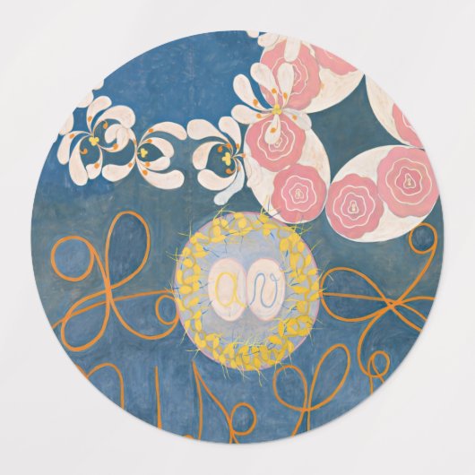 Hilma af Klint - The Ten Largest, nr. 1 Labels (Design 1)