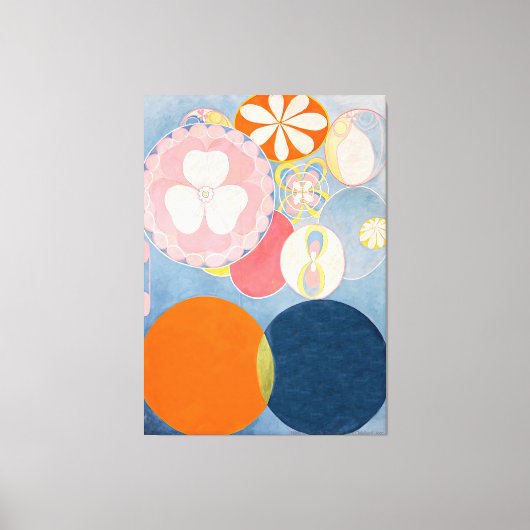 Hilma af Klint - The Ten Largest, nr. 2, Childhood Canvas Afdruk (Voorkant)