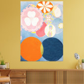Hilma af Klint - The Ten Largest, nr. 2, Childhood Canvas Afdruk (Insitu (Woonkamer))
