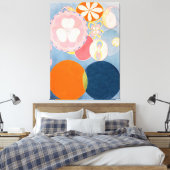 Hilma af Klint - The Ten Largest, nr. 2, Childhood Canvas Afdruk (Insitu (Slaapkamer))